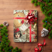 Victorian Yuletide Treasures Collage Tissuepapier (Personaliseer de collectie van deze zelfstandige maker.)
