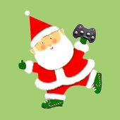 Video Gamer-kerstfeestdag cadeautjes Labels
