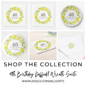 Gele witte deffodils met een baarmoederdag van 40  kaart