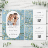 Vincent Van Gogh Amandelbloesem Bloemen Bloemen Br Kaart (Personaliseer de collectie van deze zelfstandige maker.)