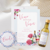 Grappige Vino voor geloften wijn bachelorette Papieren Bekers