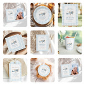 vliegreizen 1e verjaardag ronde sticker