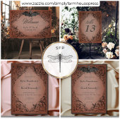 vleermuis tot de dood roest bruiloft RSVP kaartje