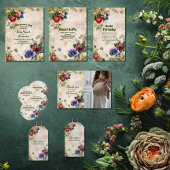  Berry Sweet Wild Berries Baby shower Ronde Sticker