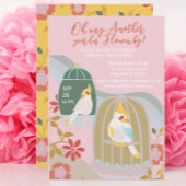 Regenboog Roze Meisje Eerste Verjaardag Kleine Vog Servet