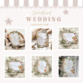  botanische herfstbruiloft kaart