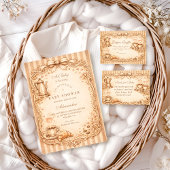 Vintage Café Baby Shower Servet