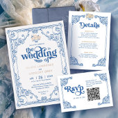  Sparking champagne bruiloft Folie Uitnodiging