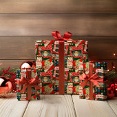  kerstsierpapier  cadeaupapier