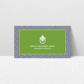 deurklopper Logo blauw/groene rand Spandoek