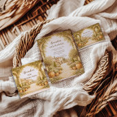 Vintage Estate Garden Birthday Kaart