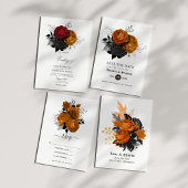 Romantisch Shabby-Chic Gothic Floral Design Kaart