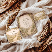 Vintage Garden Countryside Birthday Kaart