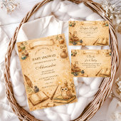 Vintage Magic Potion Baby Shower Kaart