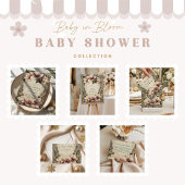 Vintage Magnolia Baby Shower Kaart