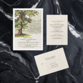 Green Beige  Pattern Burlap Wedding Bedankdoosjes (Personaliseer de collectie van deze zelfstandige maker.)