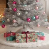 Vintage Christmas Starbursts Soft Blue Tissuepapier