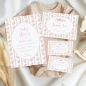 Vintage Pink Roses  Tissuepapier