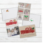 Neem jezelf een vrolijk klein kerstvrachtje inpakpapier vel