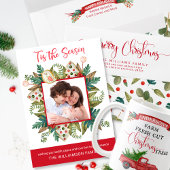 Gepersonaliseerde feestdag voor feestdagen - grens schort