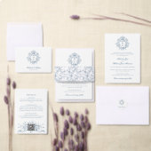 Regency Monogram bruiloft Sparkler Reclamebord Met Voetstuk (Personaliseer de collectie van deze zelfstandige maker.)