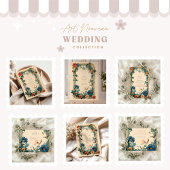  Sapphire Bloom Lijst bruiloft Kaart