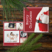 Oude Kerstman Typemachine Kerst Retouradres Etiket