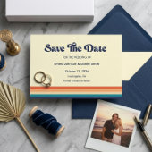 Uitnodiging 'Vintage Vibes Save the Date'