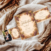 Photo Vintage Vineyard Graduation Party Aankondiging