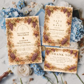 Wijnstok Druiven Bruiloft Kaart