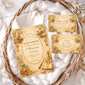 Vintage Wizard MagicDiapper Raffle Informatiekaartje