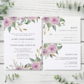 Monogram Violet & Sage Weddenschap Ronde Sticker (Personaliseer de collectie van deze zelfstandige maker.)