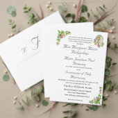 Virgin Mary Monogrammed Invitation Belly Band Uitnodigingen Wikkel (Personaliseer deze collectie van deze onafhankelijke maker. Test)