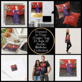 Maagd de Maagd Zodiac teken Verjaardagsfeest Kaart