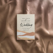 Warm woestijn | Uitnodiging voor bruiloft van Boho