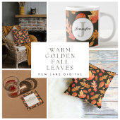 Warm Golden Fall Leaves Thanksgiving Season Schort