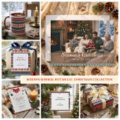 Noordse Fair Isle Kerst Inpakpapier