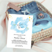 Was de Waterverf over het Moon Baby shower Servet