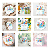 Water Slide Splish Splash Birthday Party Papieren Bordje