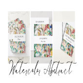 Waterverf Abstract Manuscript Wavy beroeps Visitekaartje