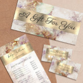 Waterverf- en goudolieprijslijst poster