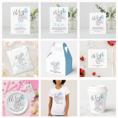 Baby Olifant & Blue Balloon Baby shower Bedankdoosjes