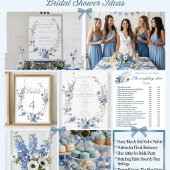 Bloemstuk Something blue before i do Bruidsfeest  Poster