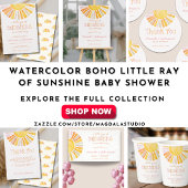 Boho Sunshine Baby Shower Servet