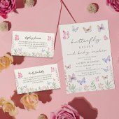 Waterverf Vlinders Spellen Bar Buffet Tafel Teken Poster