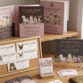 Kattenpatroonprint Schort