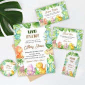 Dinosaurus Adresetiketten Etiket