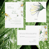 Oh Baby Waterverf Daisy Baby shower Papieren Bordje