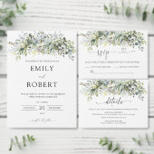 Eucalyptus Bloemen Tafel Nummers Kaart (Personaliseer de collectie van deze zelfstandige maker.)