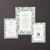 Waterverf Eucalyptus Greenery Wedding Favor Creditkaart Flessenopener (Personaliseer de collectie van deze zelfstandige maker.)